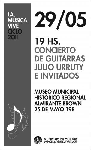29 de mayo 2011 concierto mensual de Julio Urruty